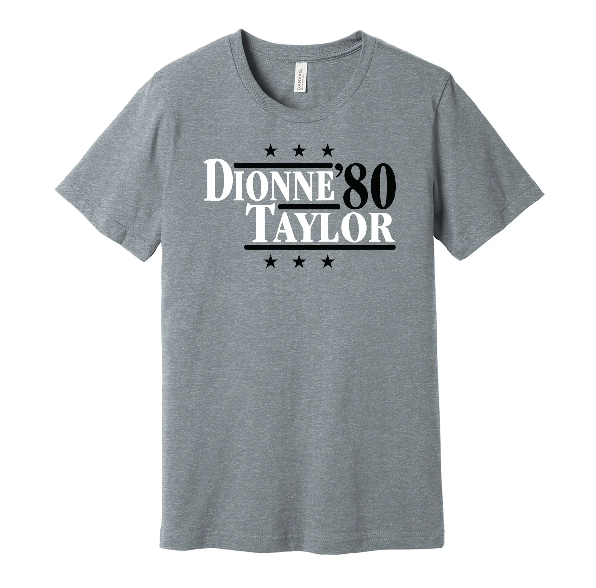Dionne & Taylor '80 - Los Angeles Hockey Legends Political Campaign Parody T-Shirt - Hyper Than Hype Shirts