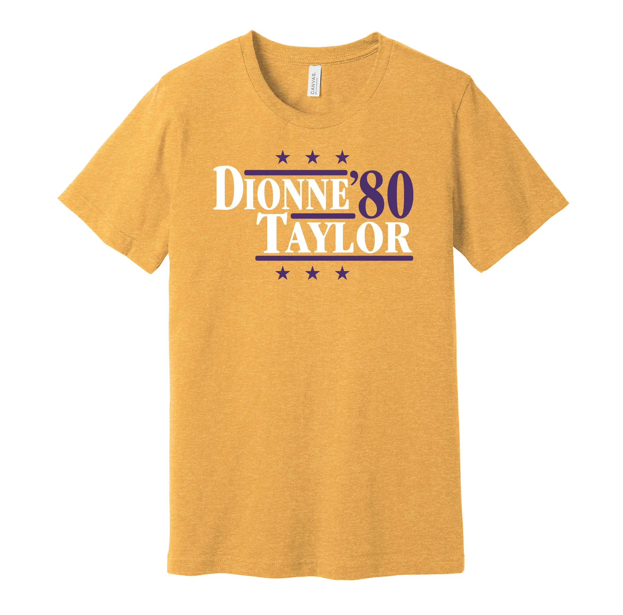 Dionne & Taylor '80 - Los Angeles Hockey Legends Political Campaign Parody T-Shirt - Hyper Than Hype Shirts