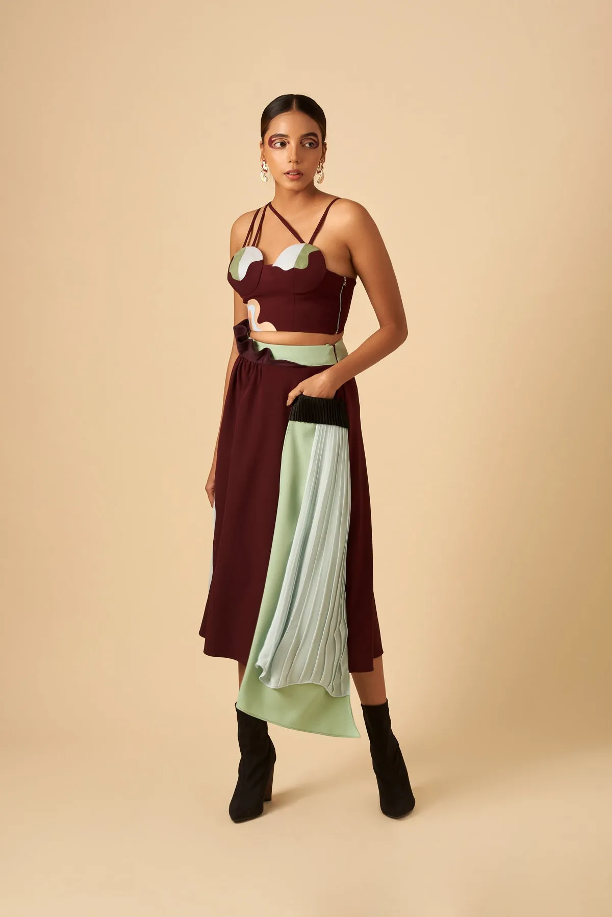 Dramatic Crimson Skirt