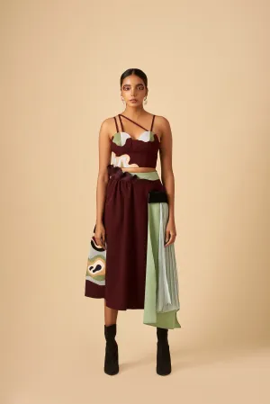 Dramatic Crimson Skirt