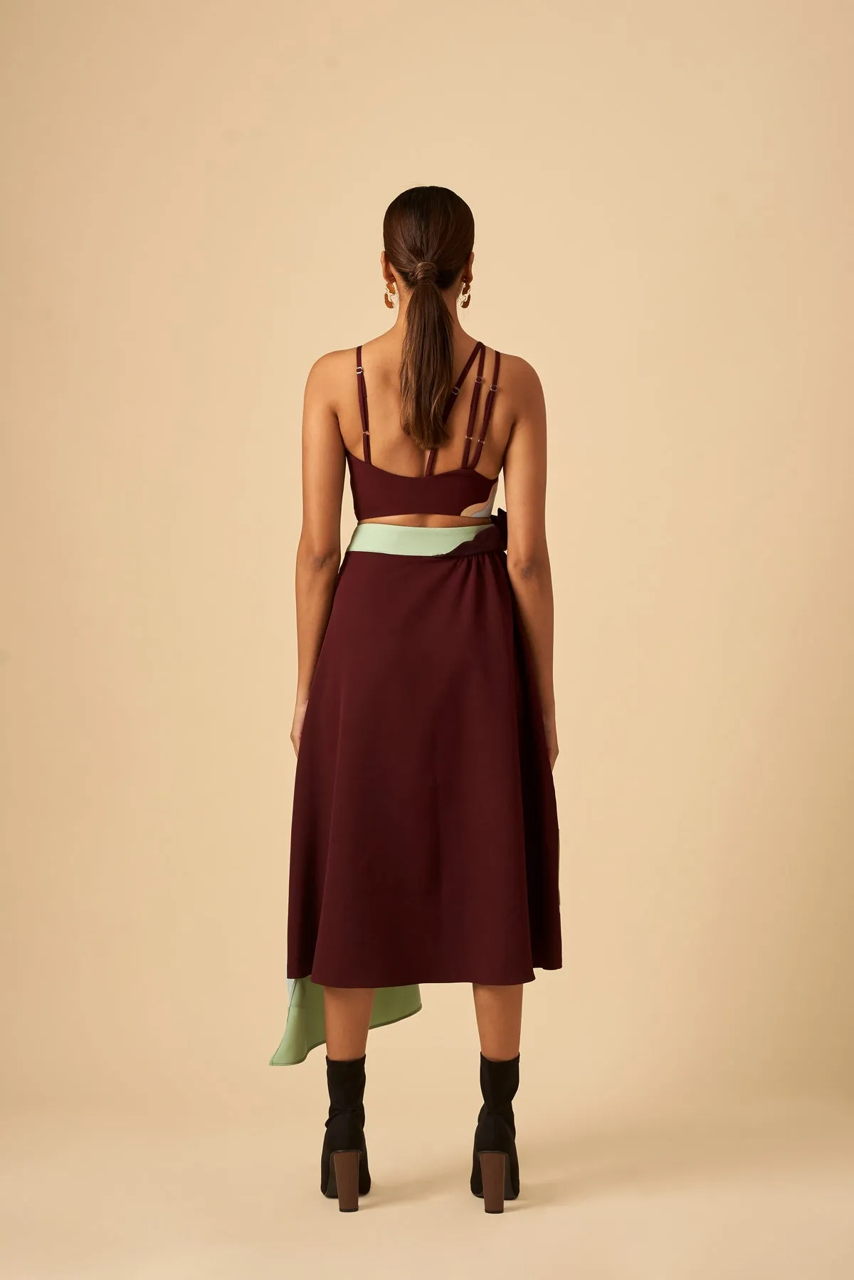 Dramatic Crimson Skirt