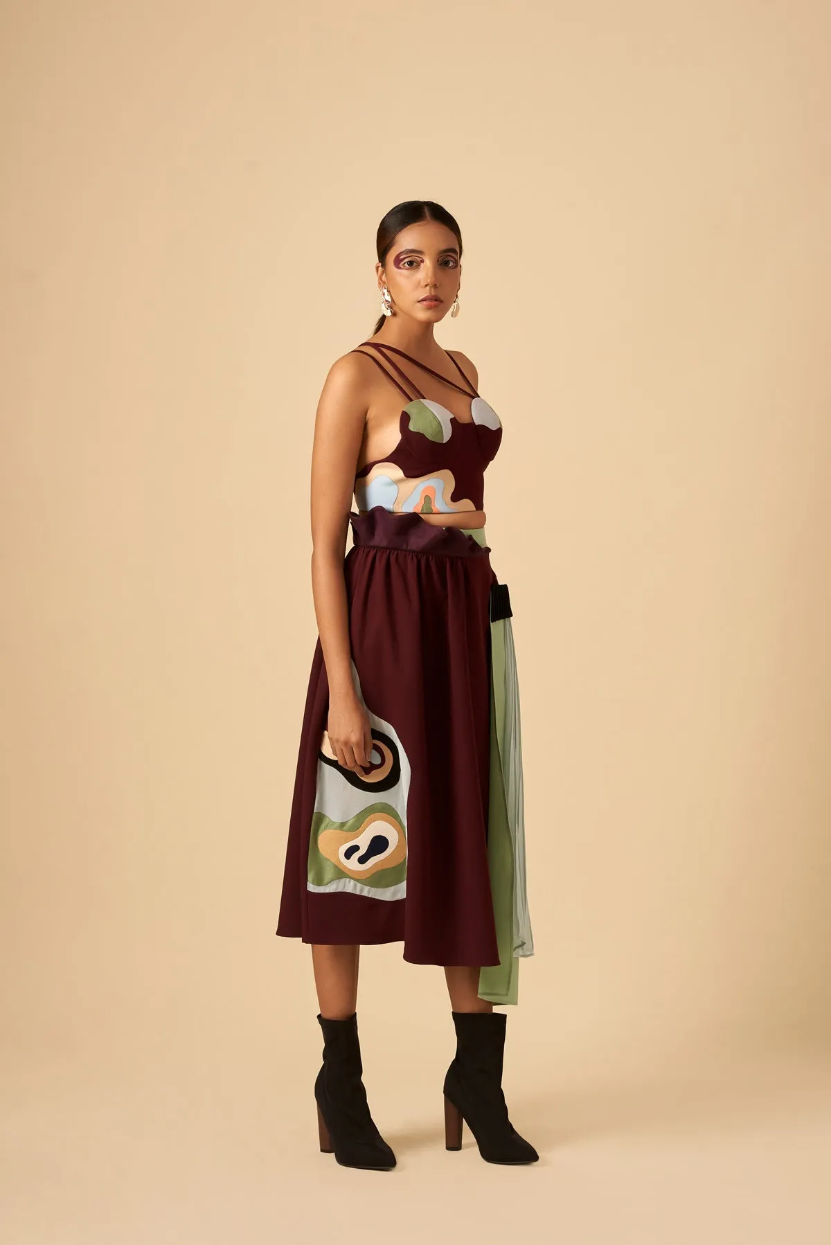 Dramatic Crimson Skirt