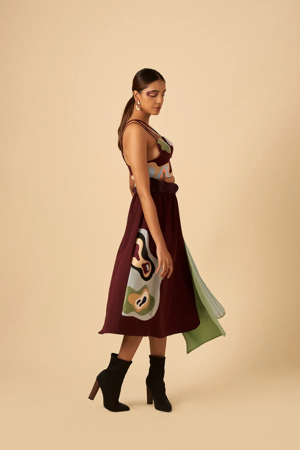 Dramatic Crimson Skirt