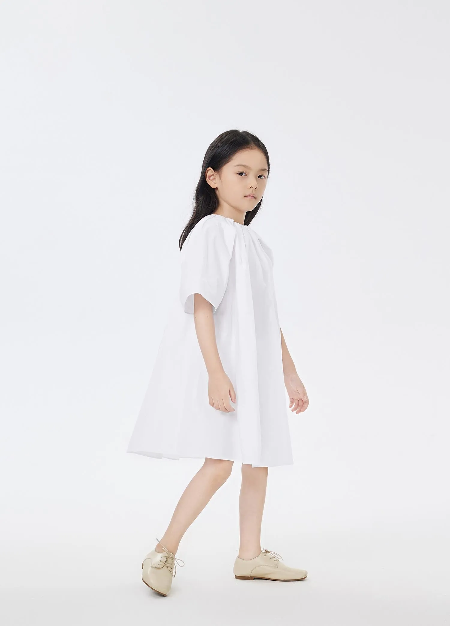 Dresses / jnby by JNBY Loose Fit Short Sleeve Dress (100% Cotton)