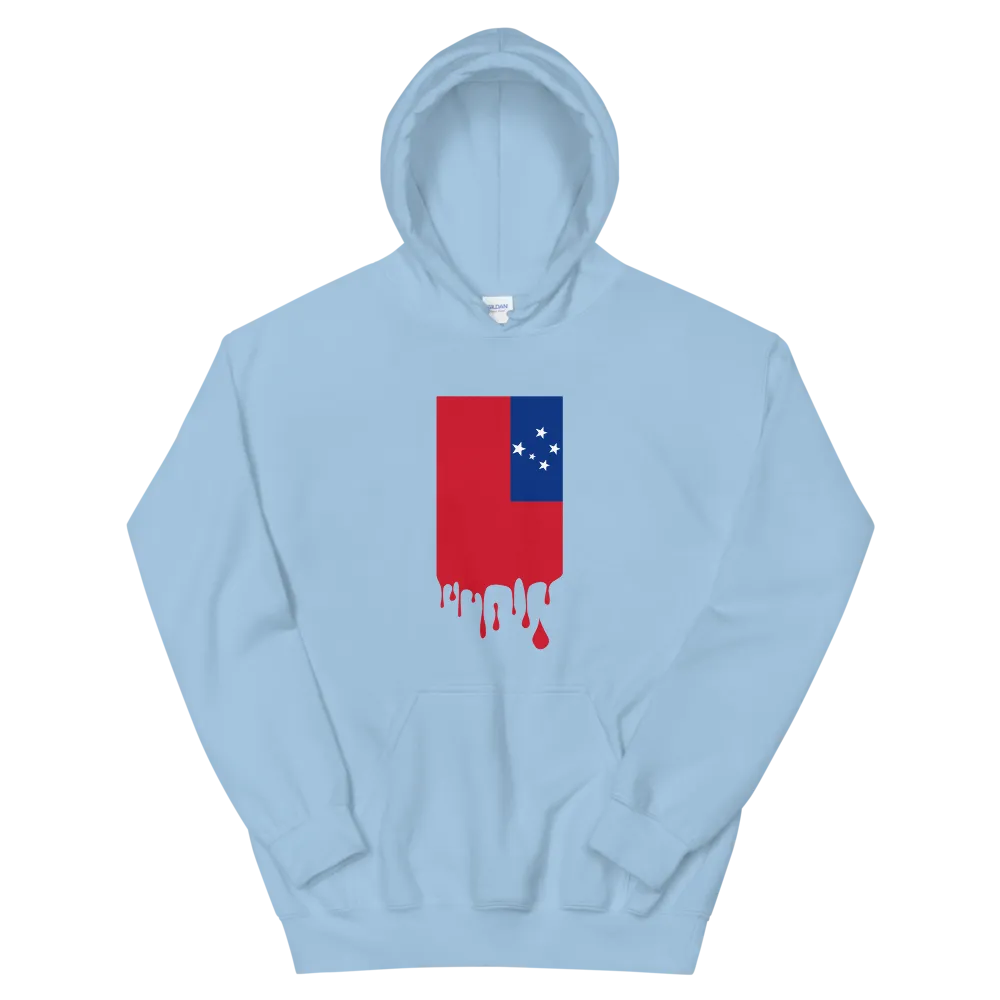 Drip Samoa - Flag Vertical *ADULT HOODIE*