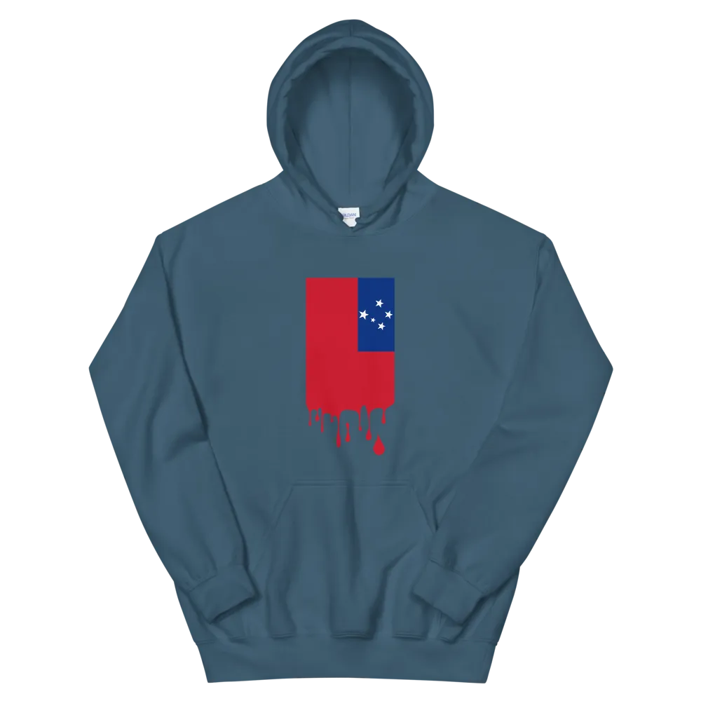 Drip Samoa - Flag Vertical *ADULT HOODIE*