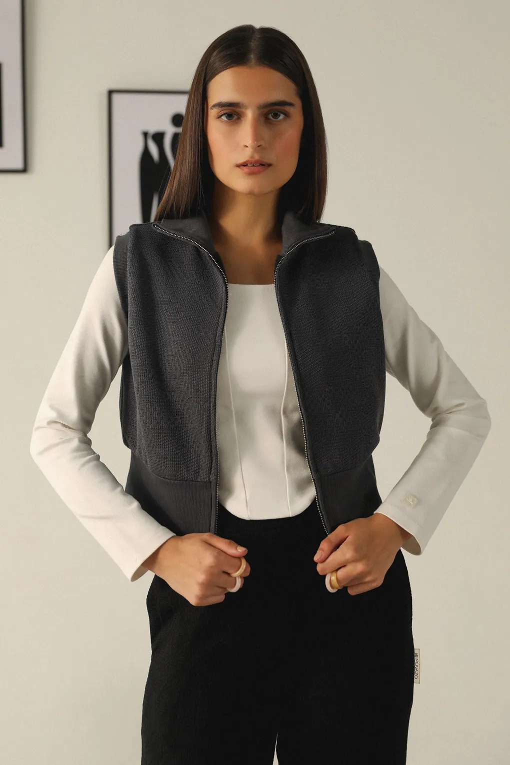 Ebony Weave Jacket - GY