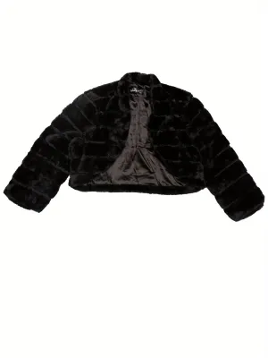 Elegant Allegra K Womens Fluffy Faux Fur Bolero Shrug