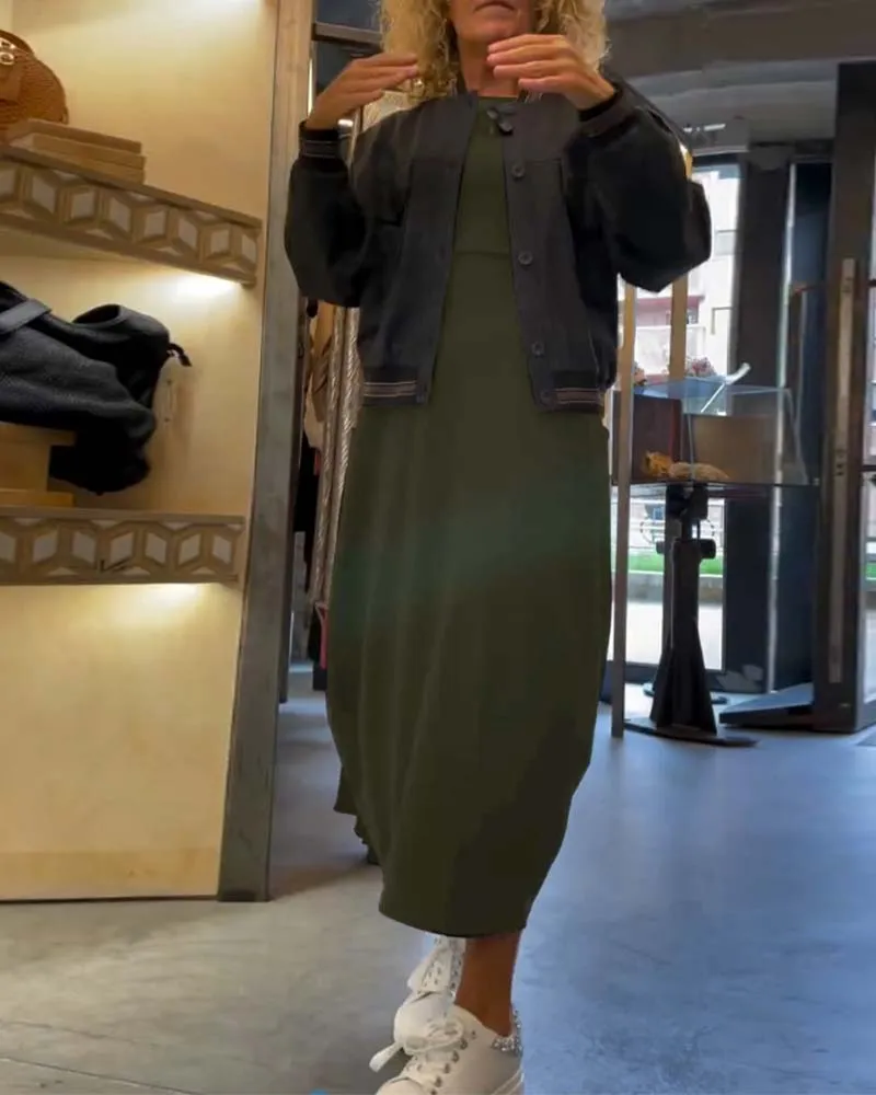 Elena™ Casual Smooth Dress