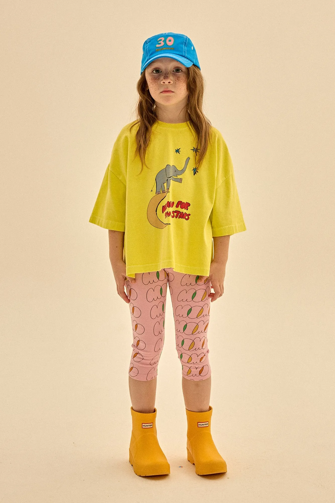 Elephant Pigment Tee by Jelly Mallow