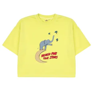 Elephant Pigment Tee by Jelly Mallow