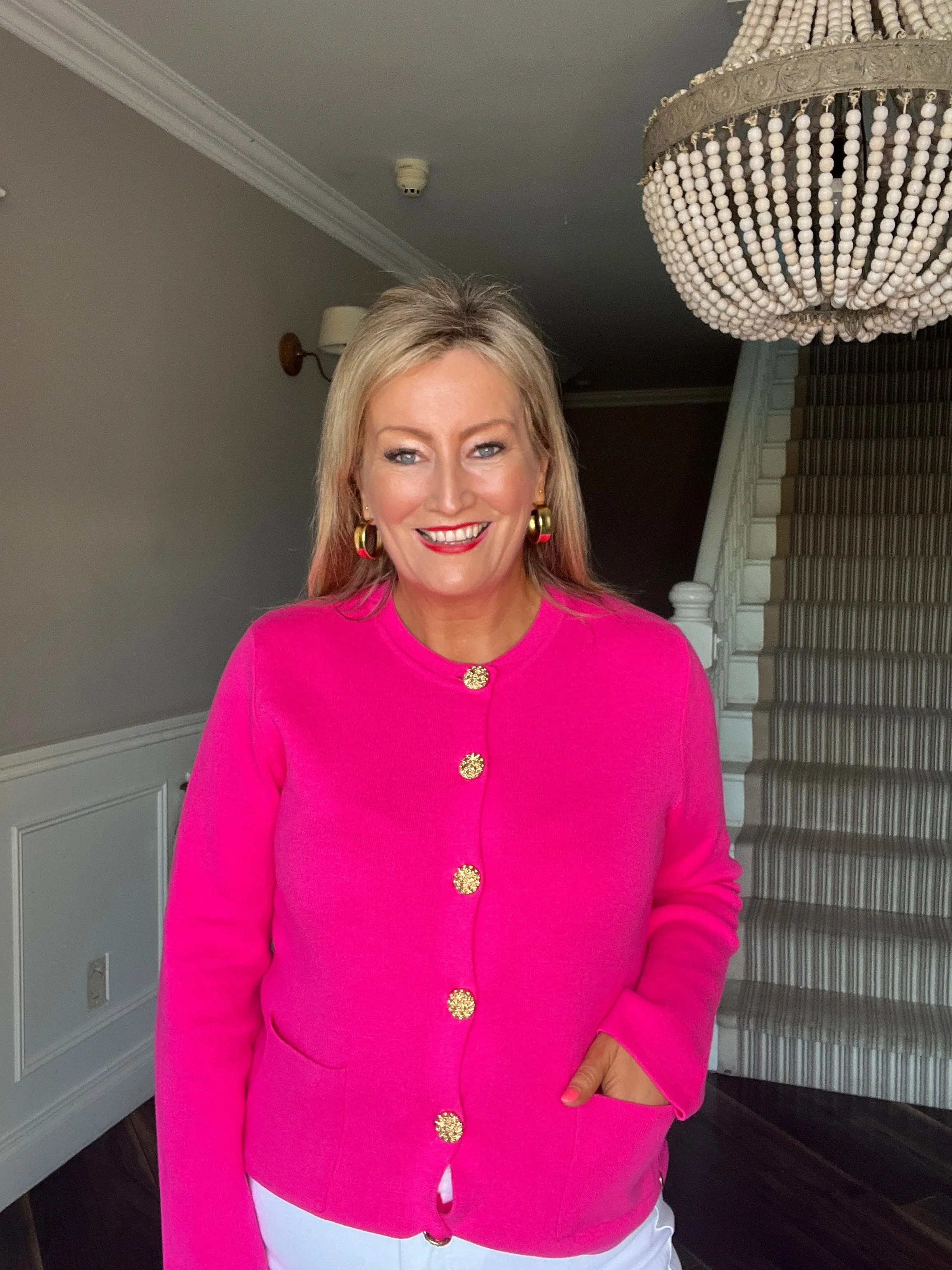 Ella Hot Pink Cardi