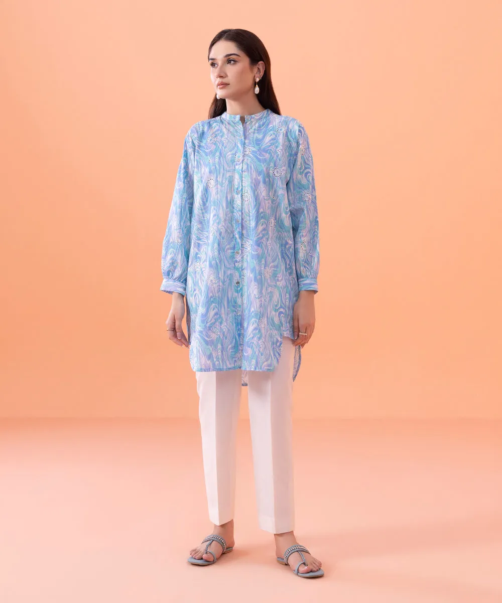 Embroidered Cambric Shirt