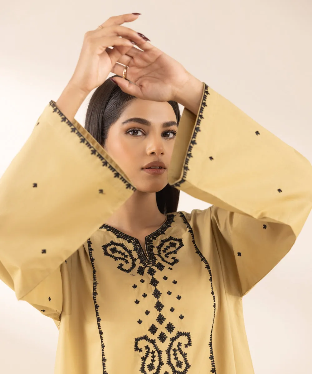Embroidered Cambric Shirt