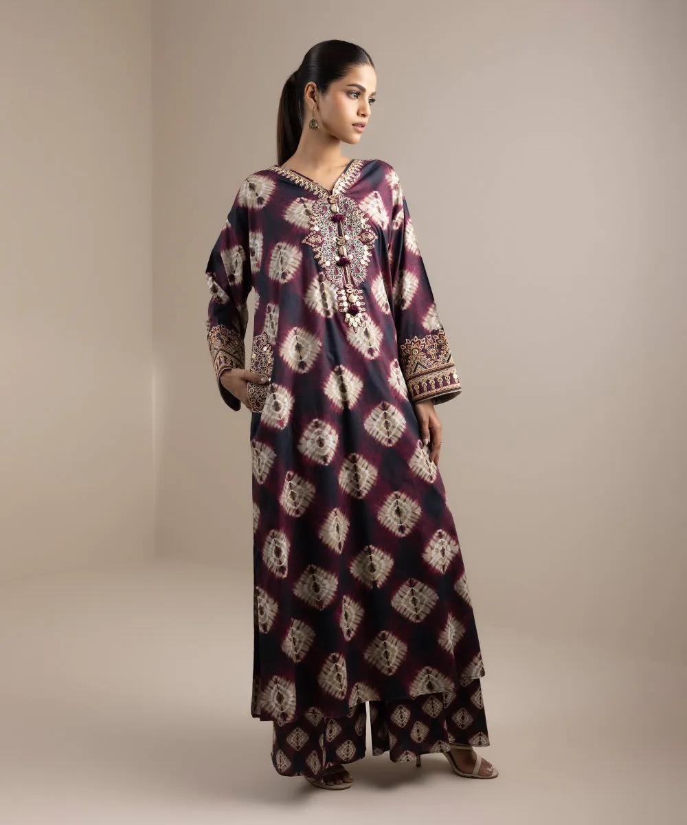 Embroidered Cotton Viscose Shirt