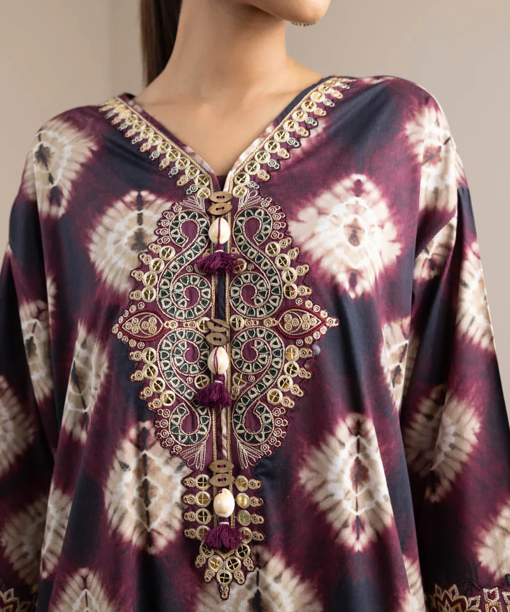 Embroidered Cotton Viscose Shirt