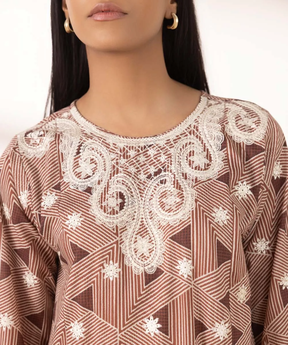 Embroidered Lawn Shirt