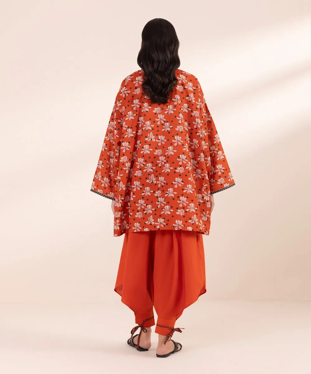 Embroidered Lawn Top