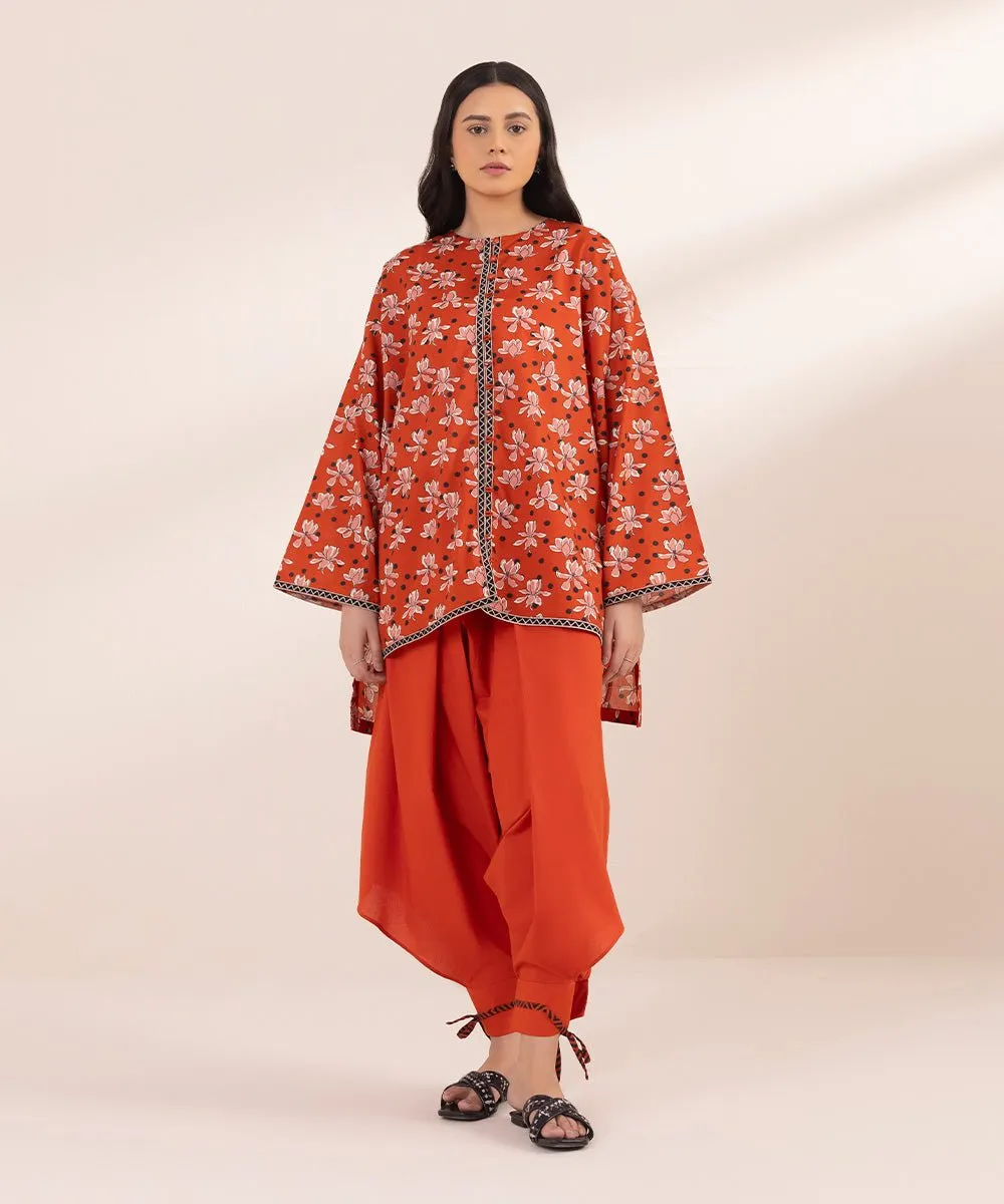 Embroidered Lawn Top