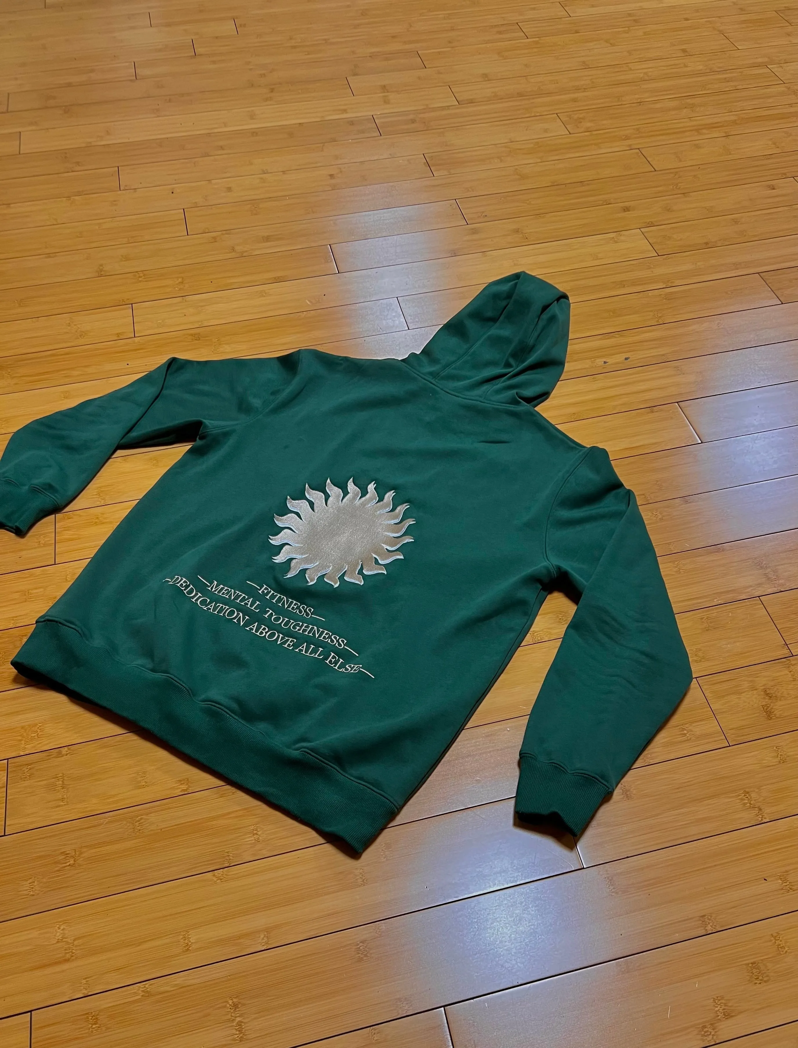 Embroidered - Legacy Hoodie / Forest Green
