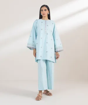 Embroidered Poplin Shirt