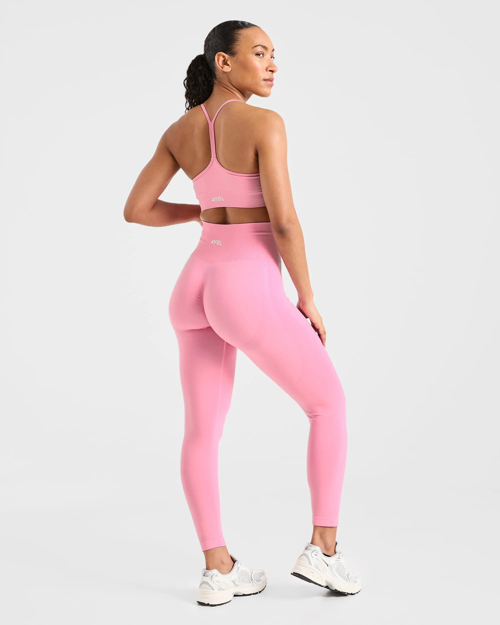Empower Seamless Leggings - Baby Pink