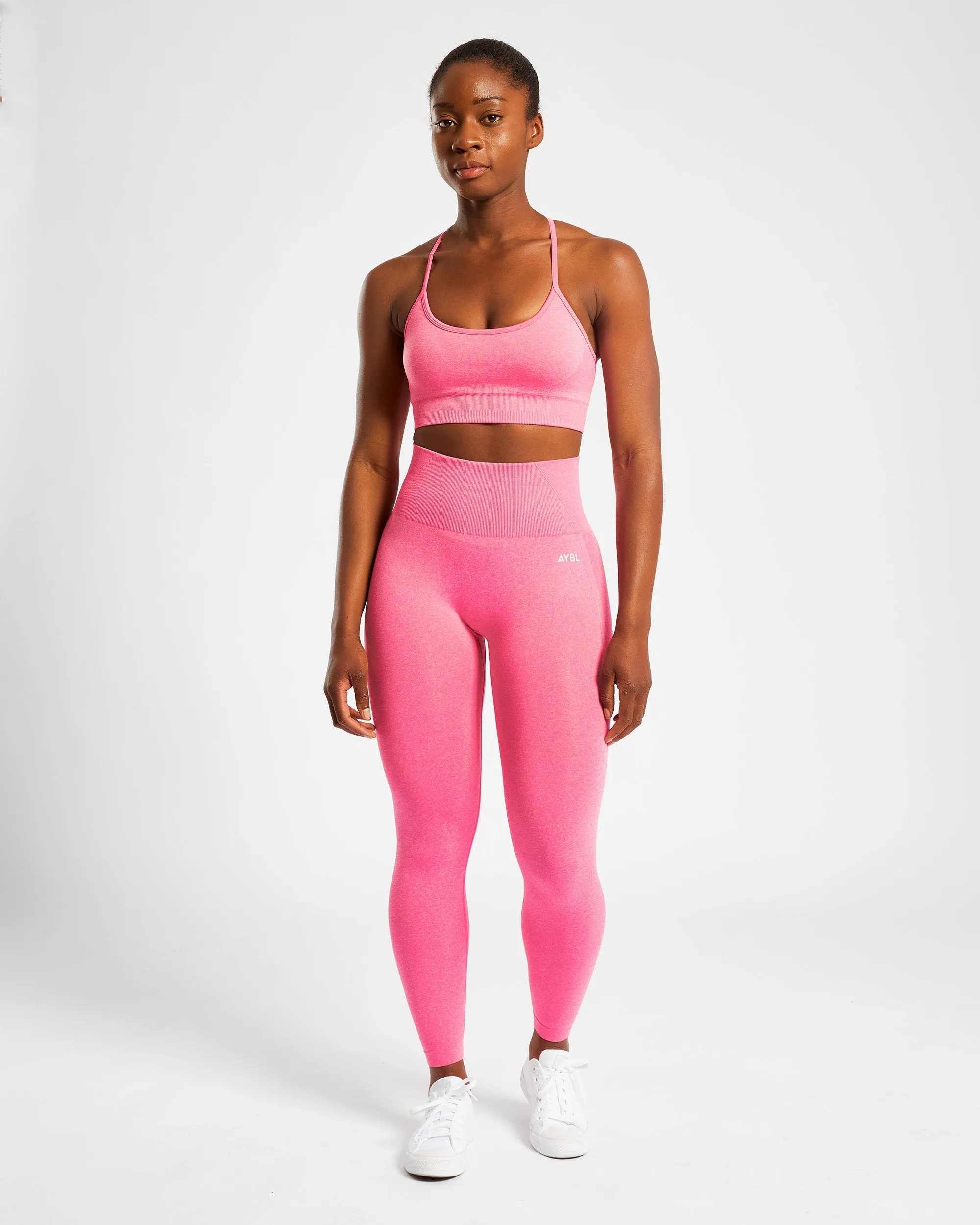 Empower Seamless Leggings - Pink Marl