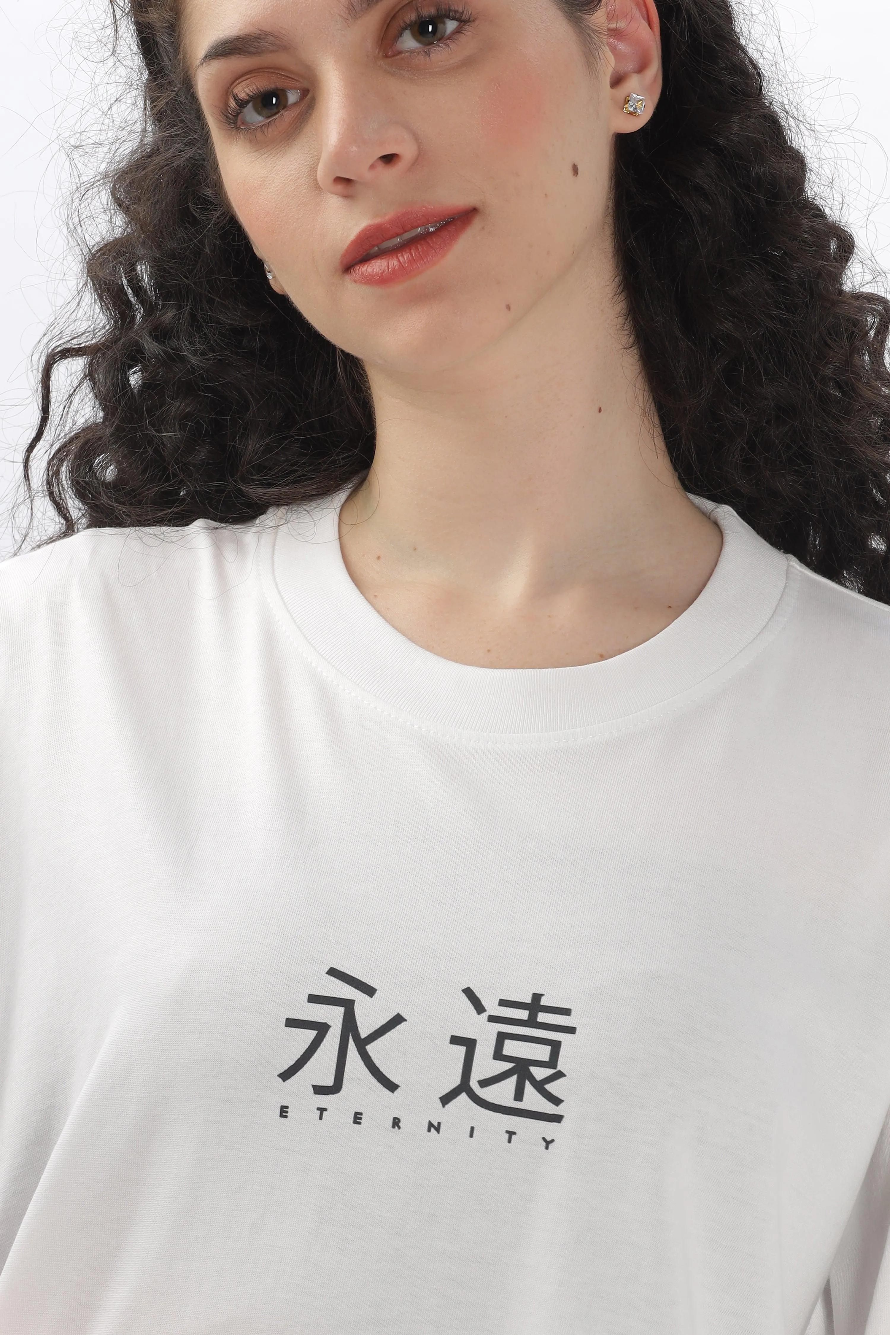 Eternity White Oversized T-shirt