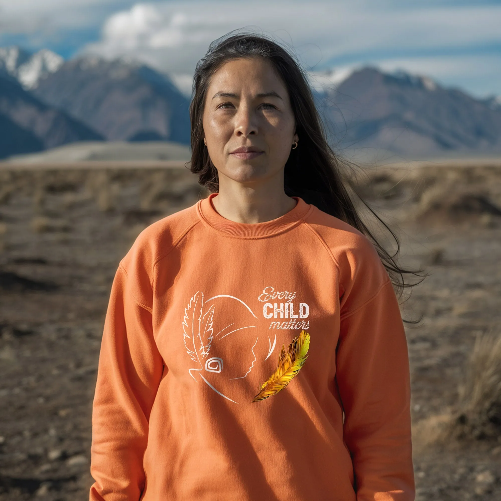 Every Child Matters Native Feather For Orange Shirt Day Unisex T-Shirt/Hoodie/Sweatshirt 290
