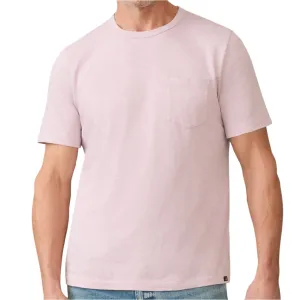 Faherty Vista Plum Sun Washed Pocket Tee