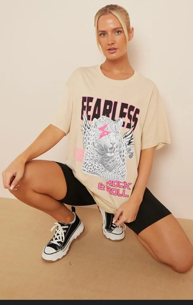 Fearless Print T-Shirt