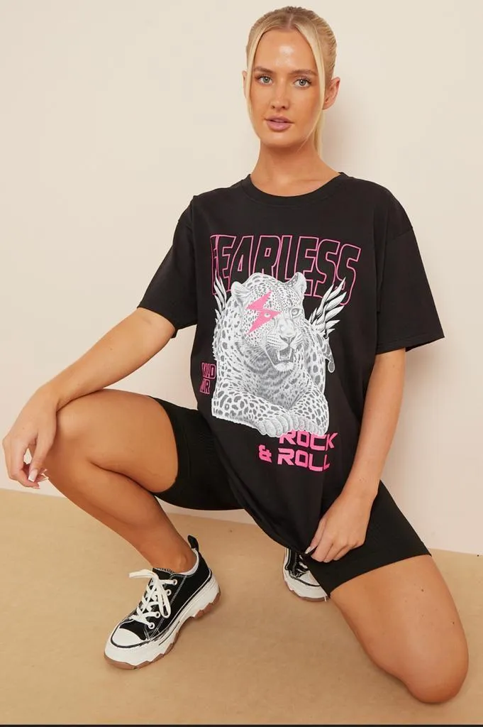 Fearless Print T-Shirt