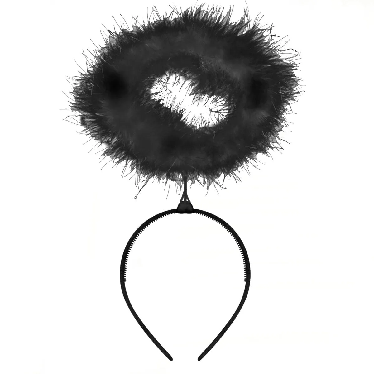 Feather Fallen Angel Halo - Black