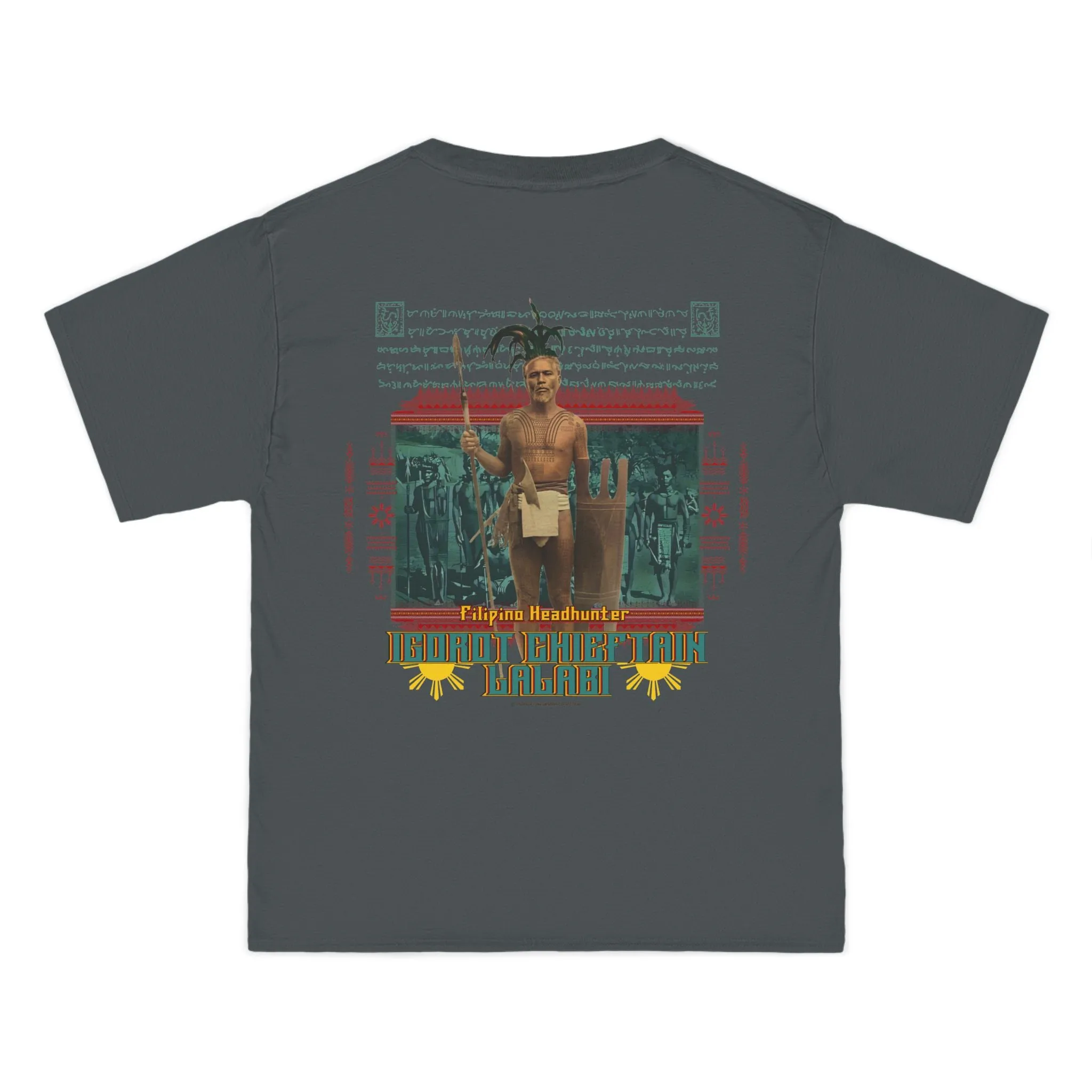 Filipino Strength Filipino Headhunter Igorot Chieftain Lalabi Beefy-T®  Short-Sleeve T-Shirt