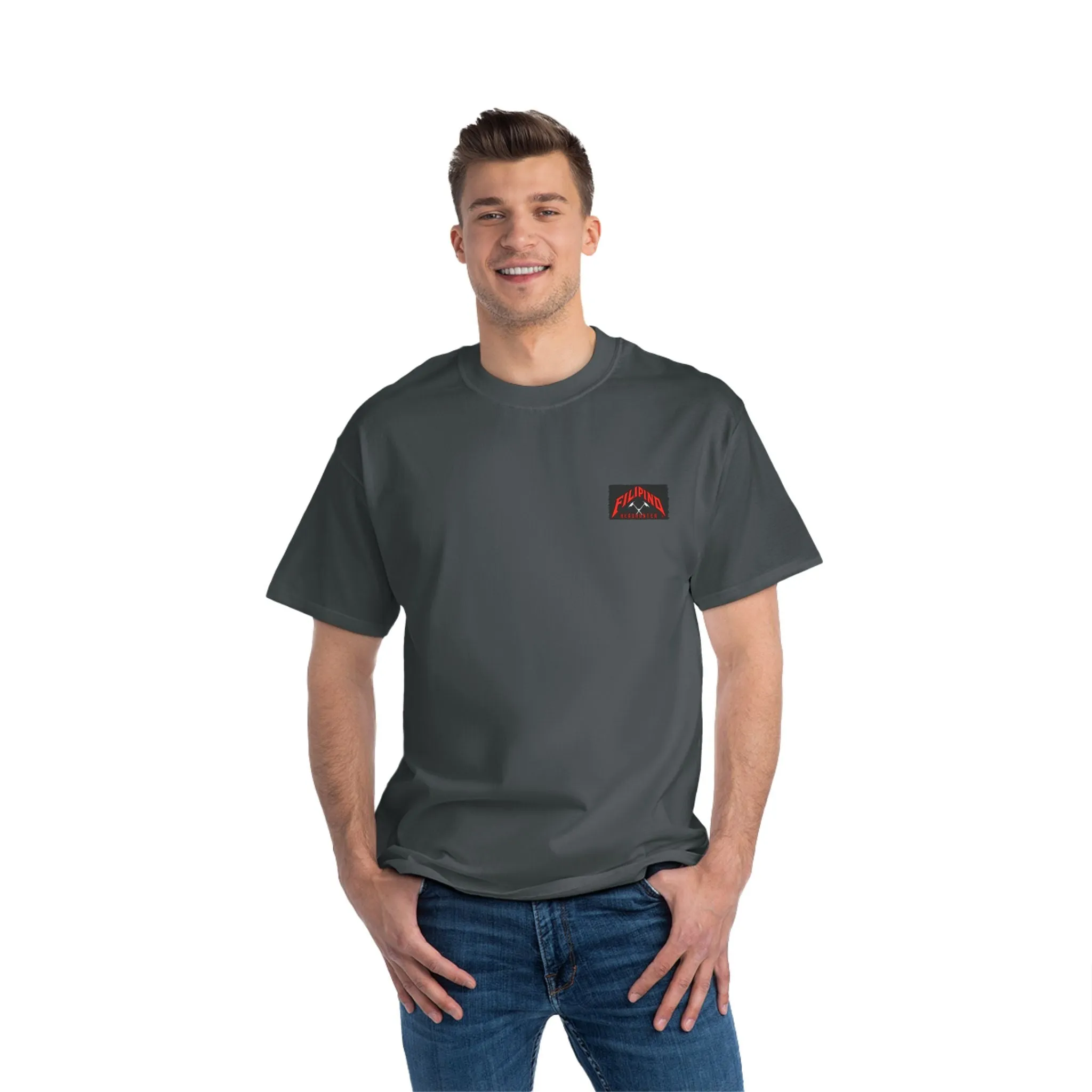 Filipino Strength Filipino Headhunter Igorot Chieftain Lalabi Beefy-T®  Short-Sleeve T-Shirt