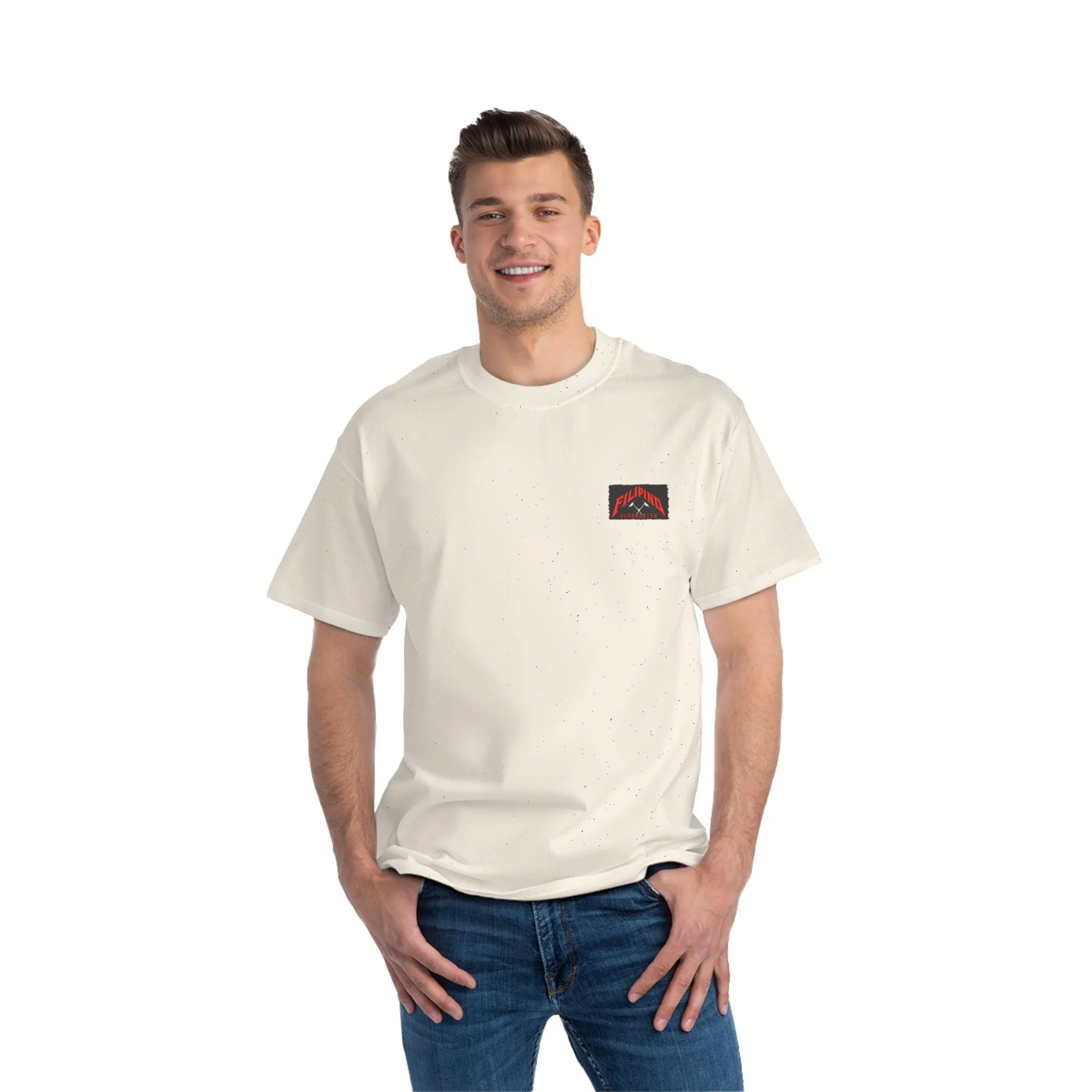 Filipino Strength Filipino Headhunter Igorot Chieftain Lalabi Beefy-T®  Short-Sleeve T-Shirt