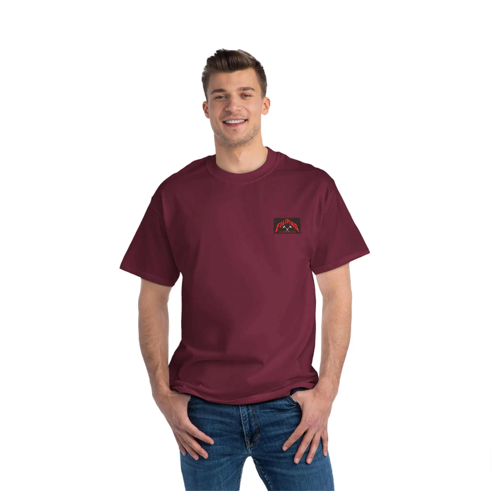 Filipino Strength Filipino Headhunter Igorot Chieftain Lalabi Beefy-T®  Short-Sleeve T-Shirt