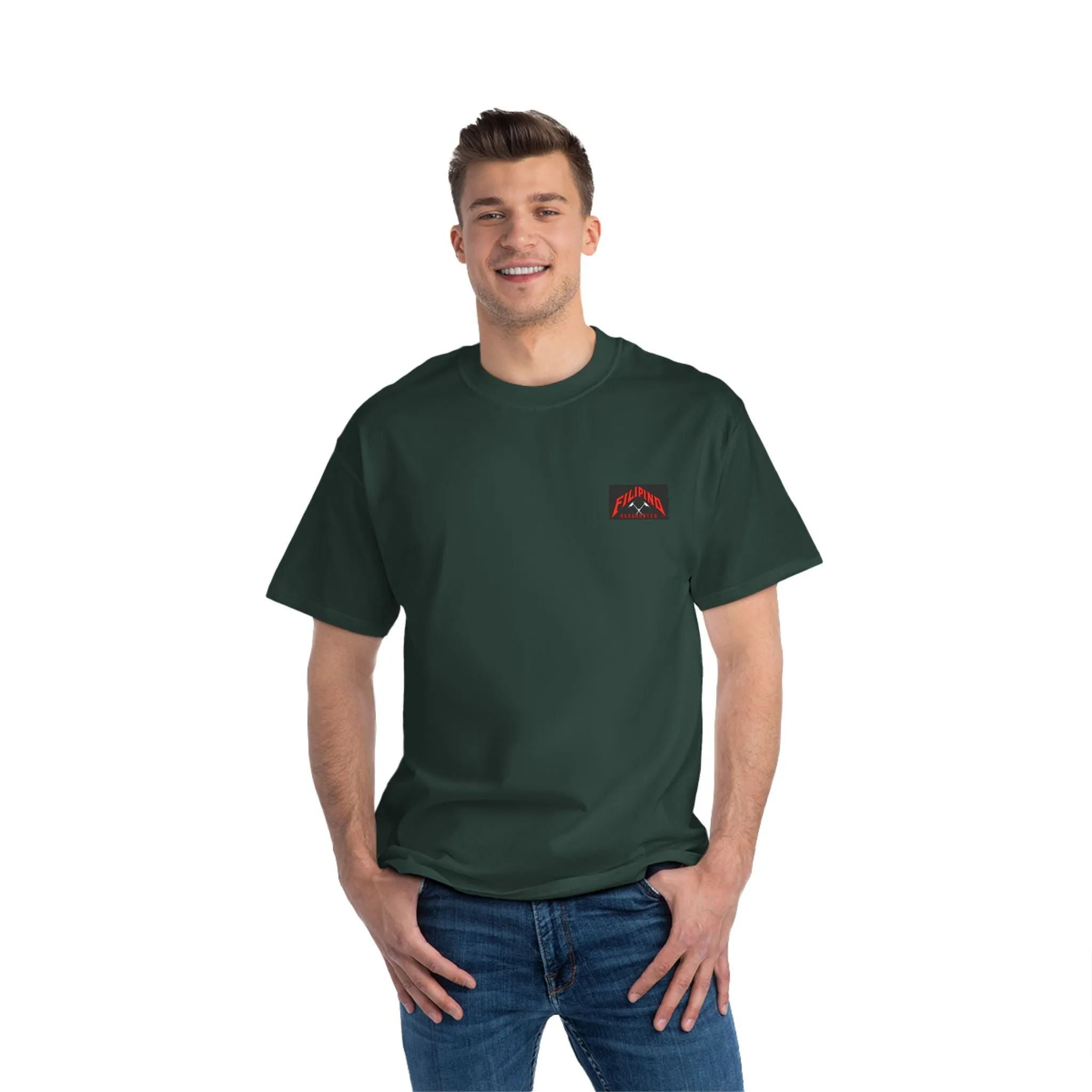 Filipino Strength Filipino Headhunter Igorot Chieftain Lalabi Beefy-T®  Short-Sleeve T-Shirt