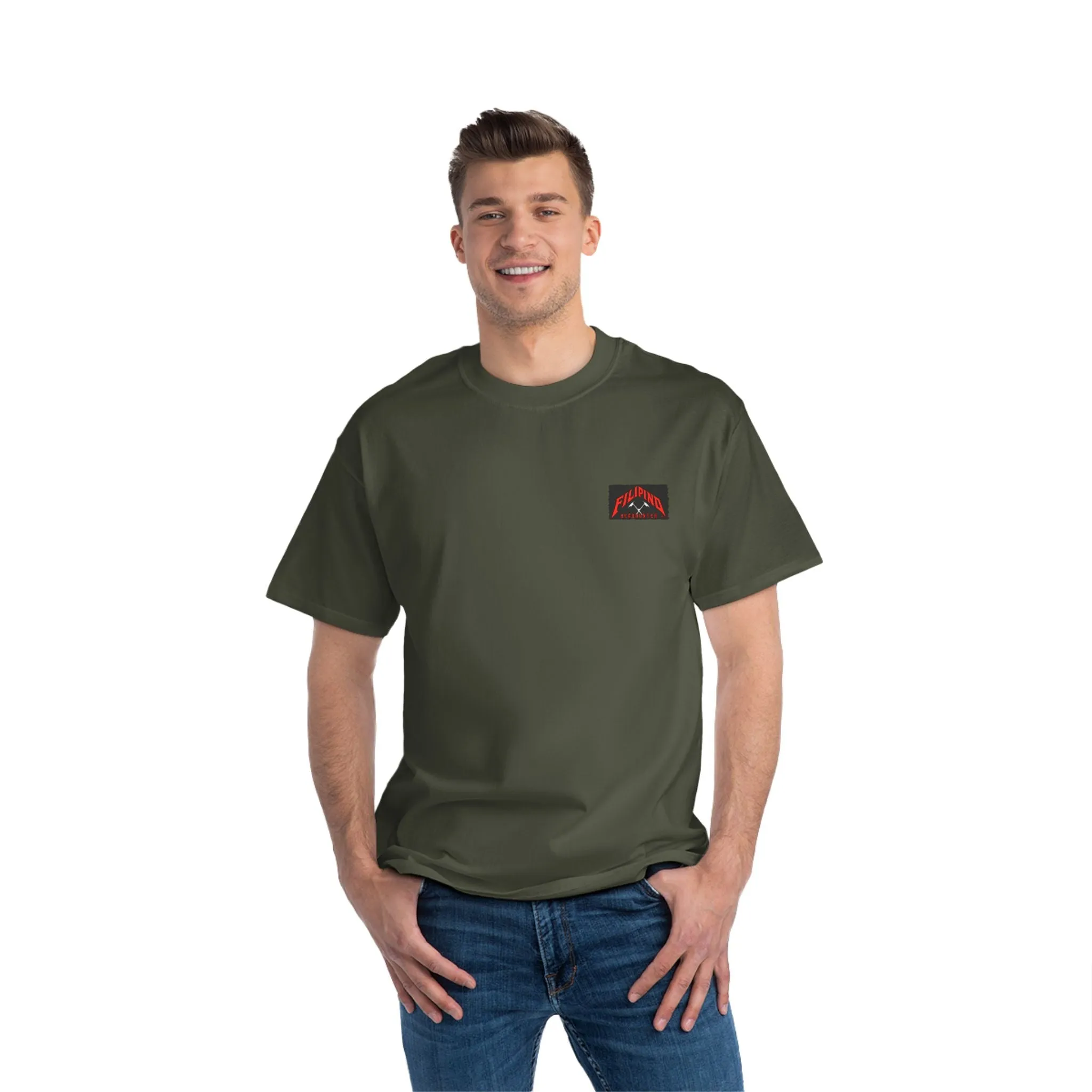 Filipino Strength Filipino Headhunter Igorot Chieftain Lalabi Beefy-T®  Short-Sleeve T-Shirt