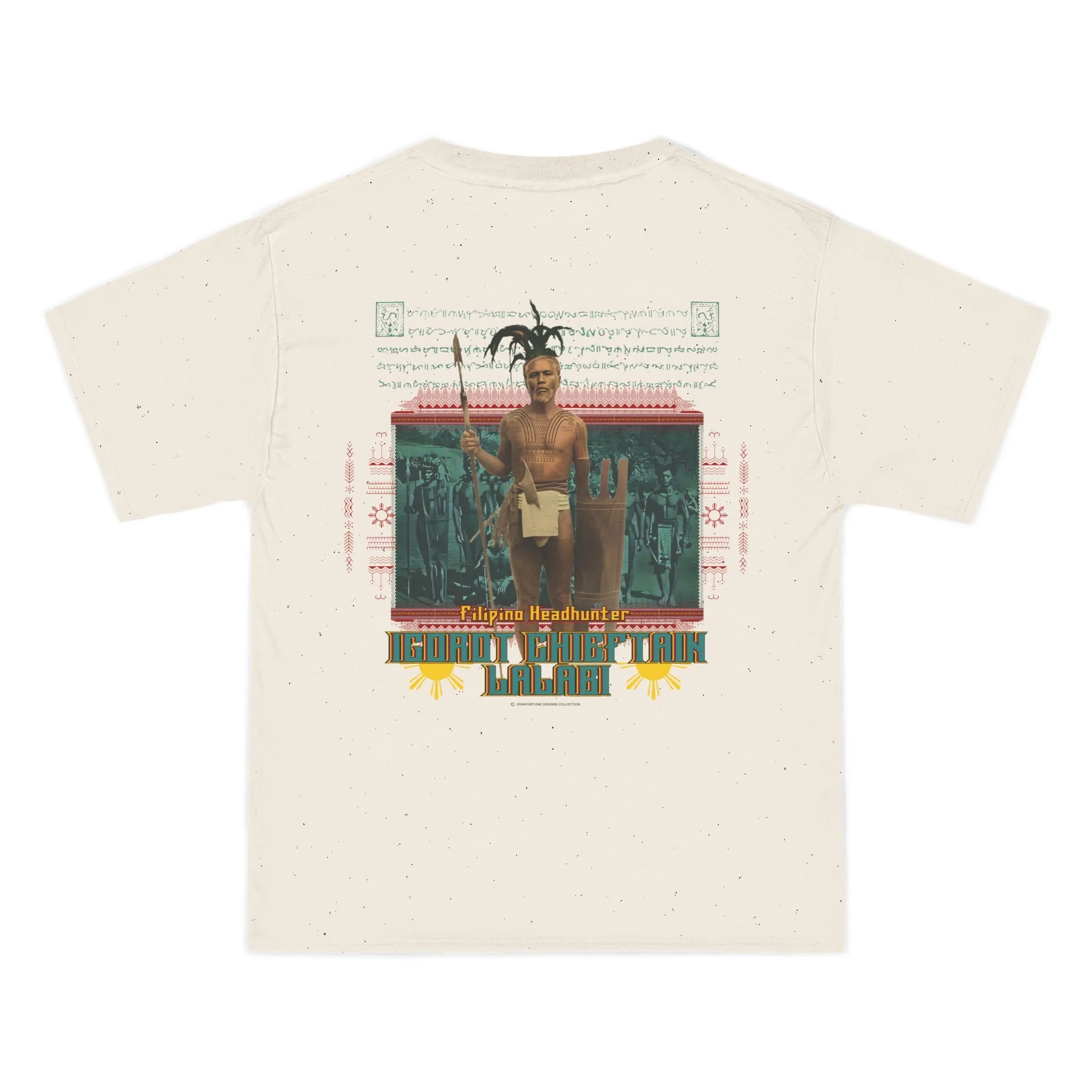 Filipino Strength Filipino Headhunter Igorot Chieftain Lalabi Beefy-T®  Short-Sleeve T-Shirt