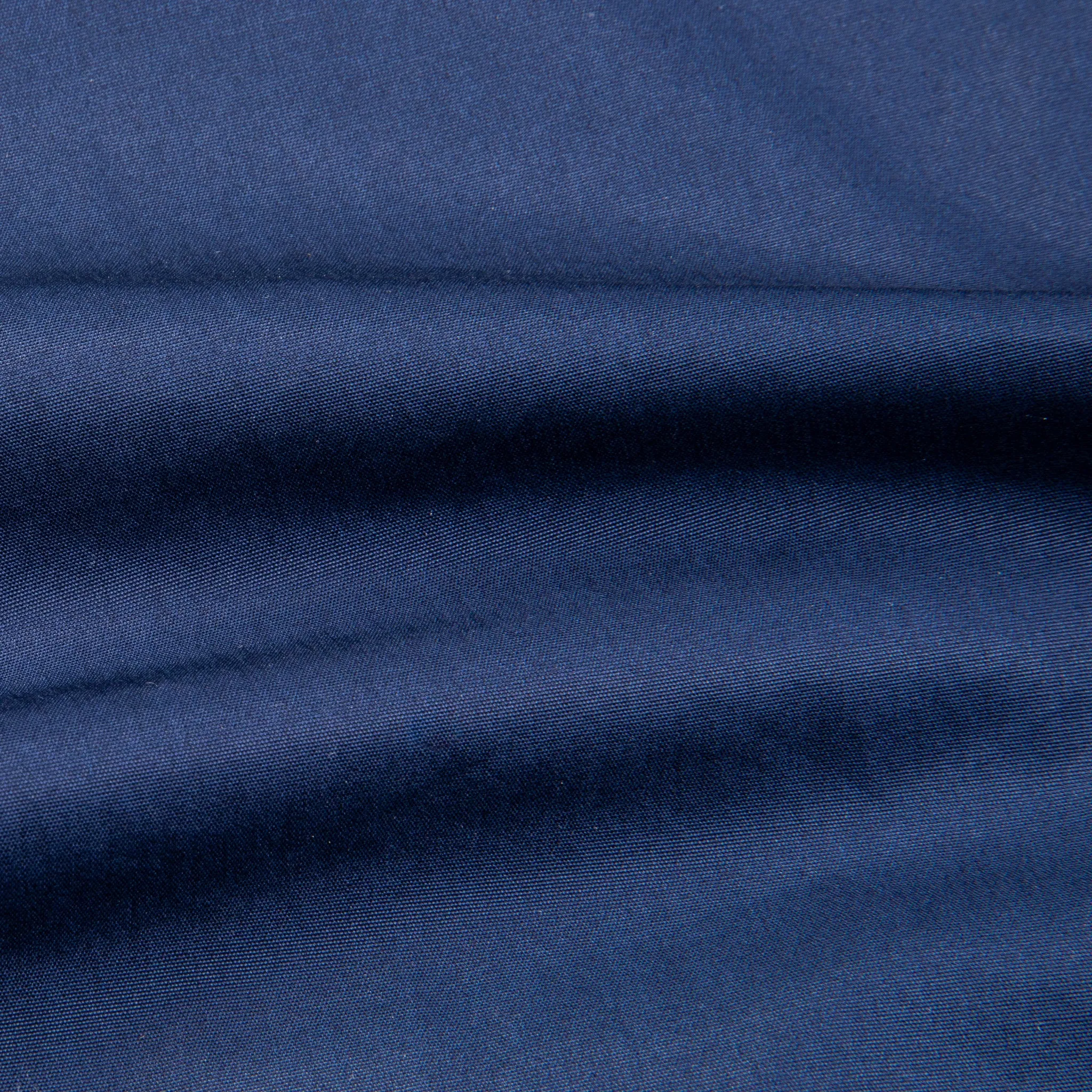 Finamore Gaeta Shirt Sergio Collar Poplin navy
