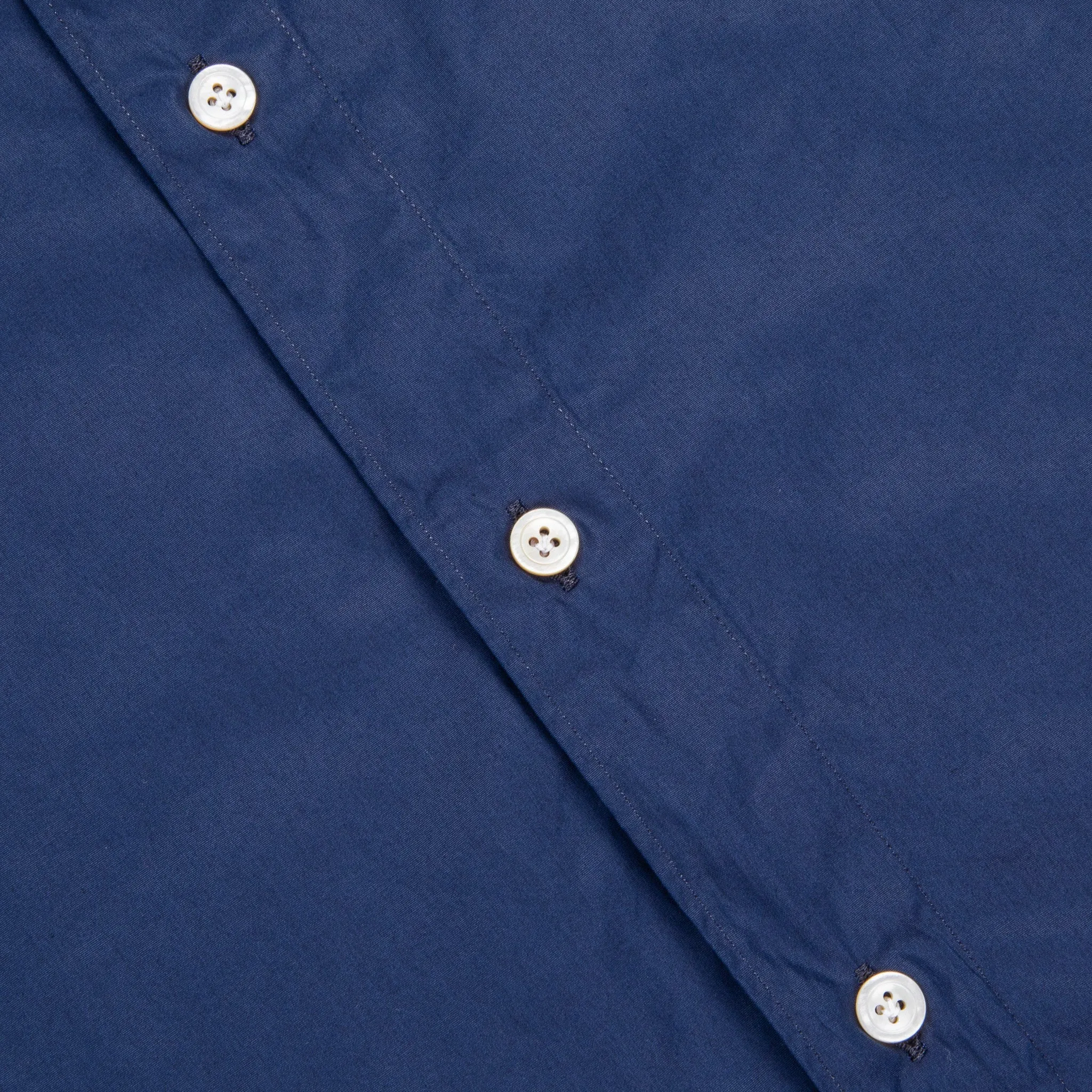 Finamore Gaeta Shirt Sergio Collar Poplin navy