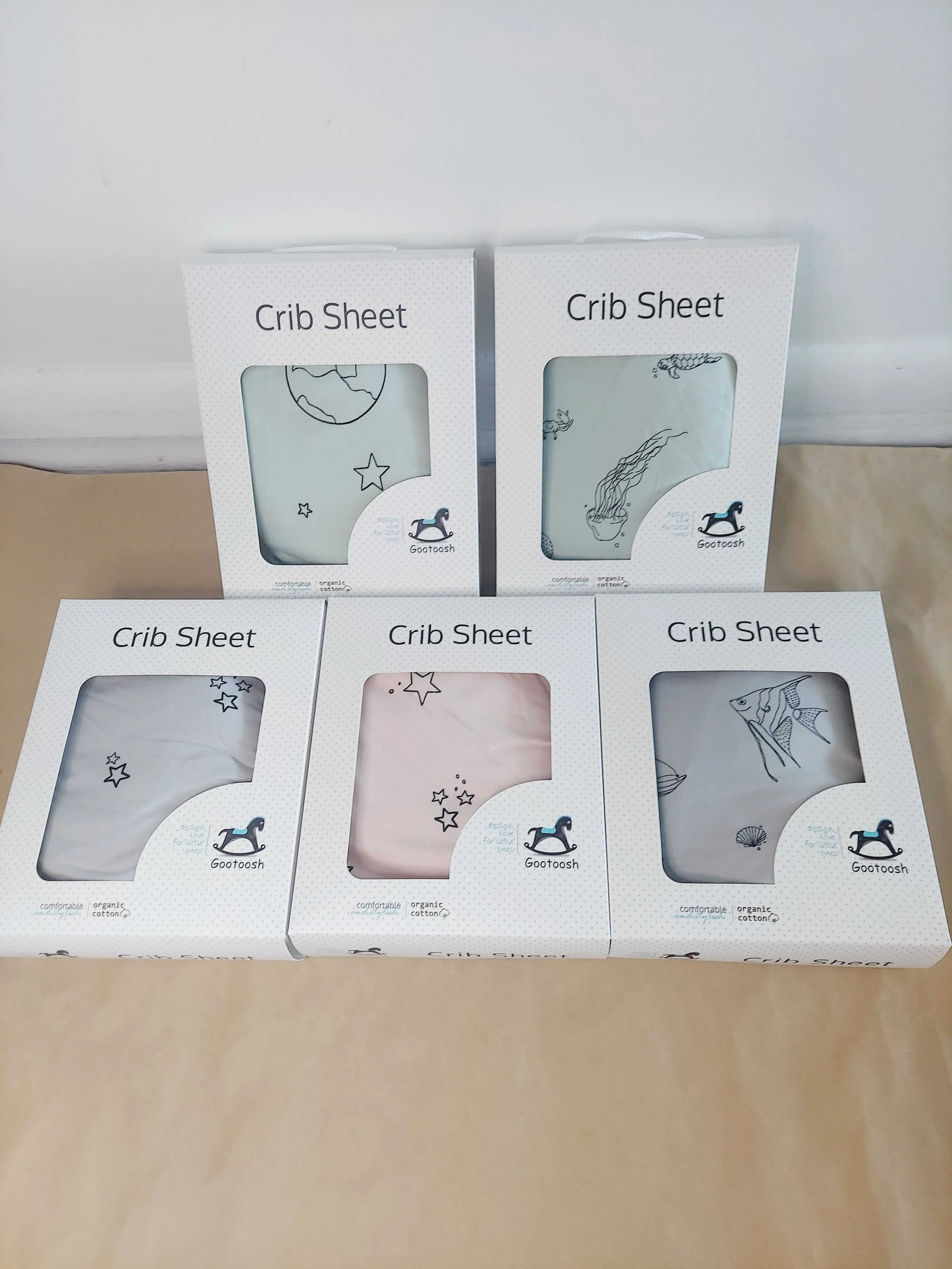 Fitted Crib Sheet- organic cotton