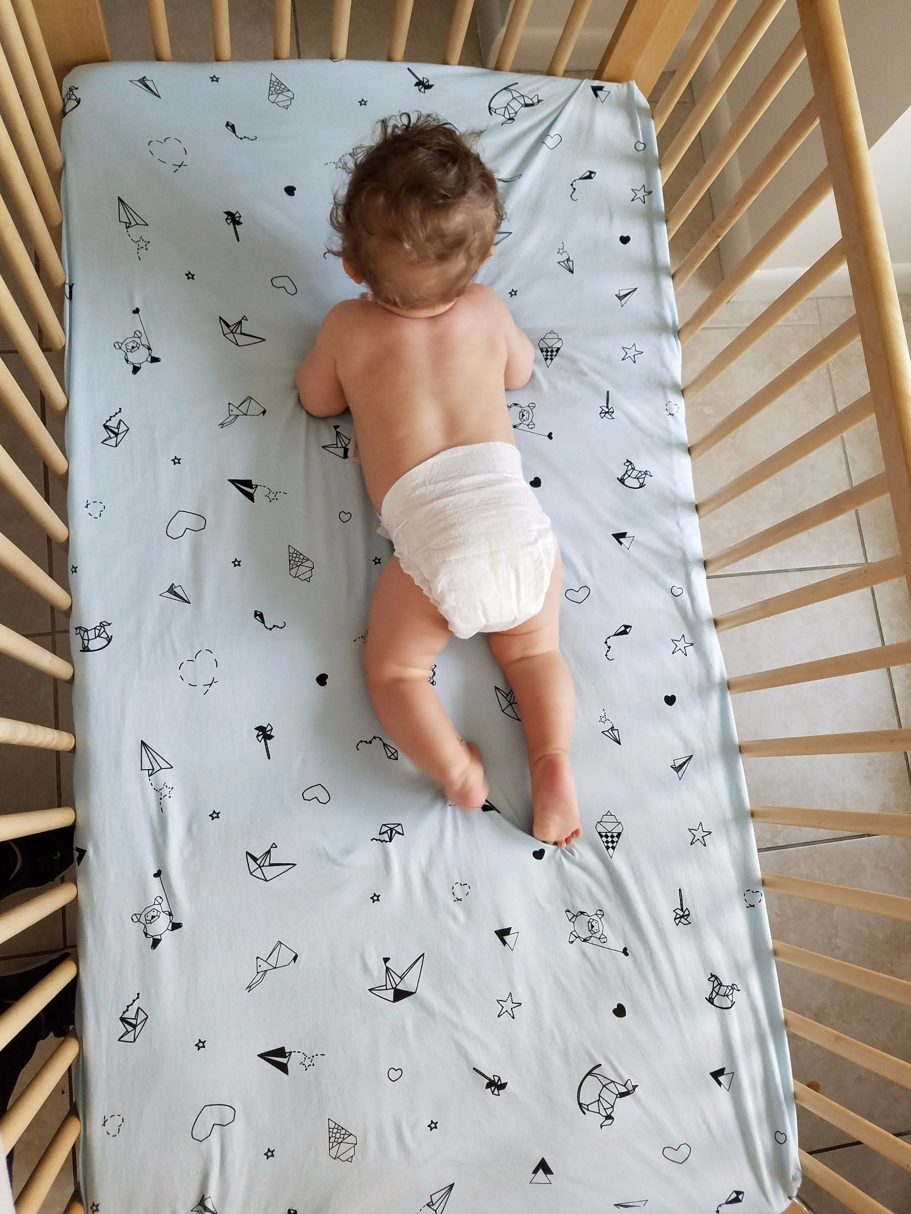 Fitted Crib Sheet- organic cotton