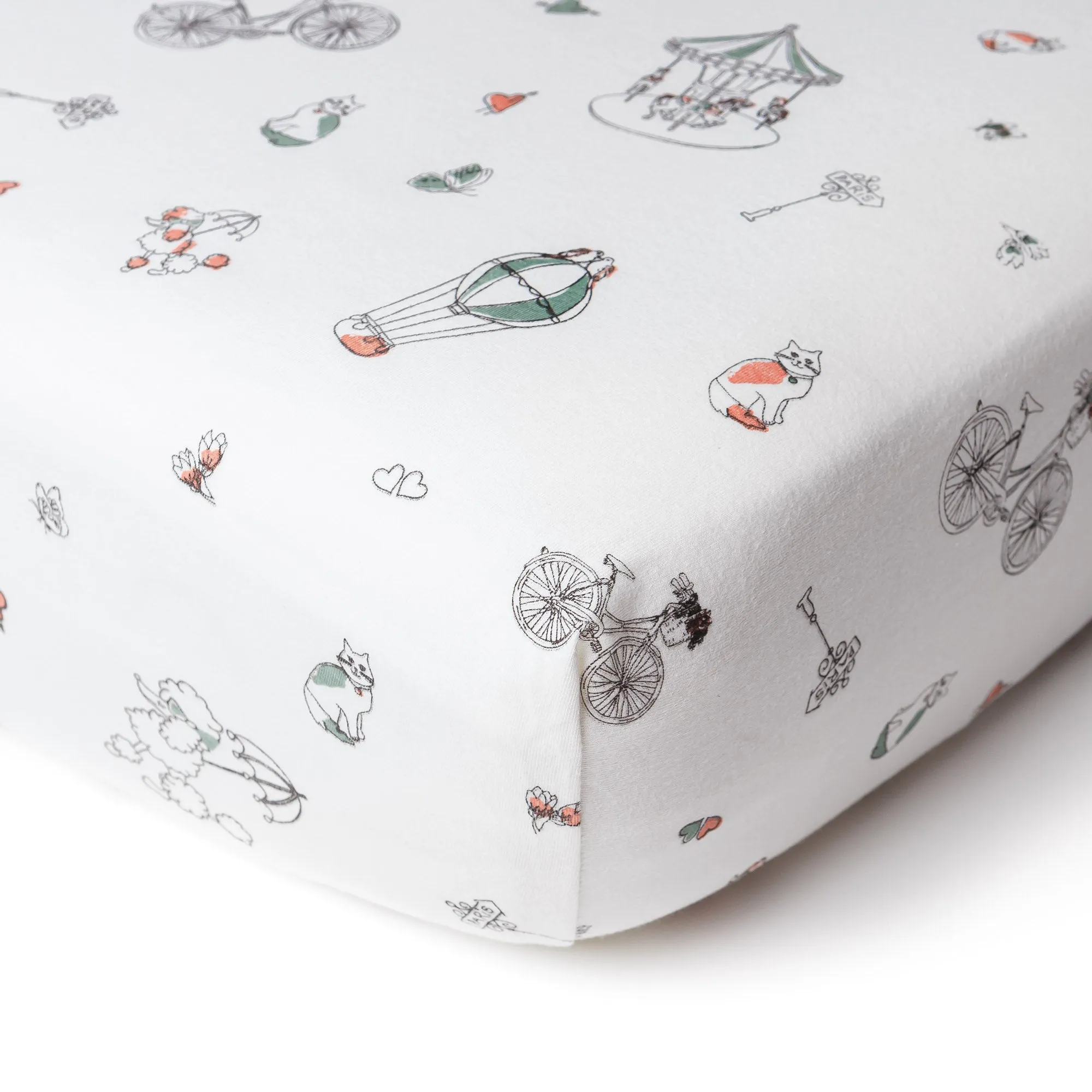 Fitted Crib Sheet- organic cotton