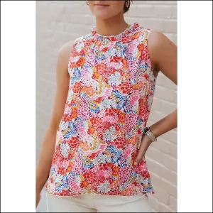 Floral Fantasy Sleeveless Casual Shirt: Arms Out, Blooms Out! 🌸 Needful Things