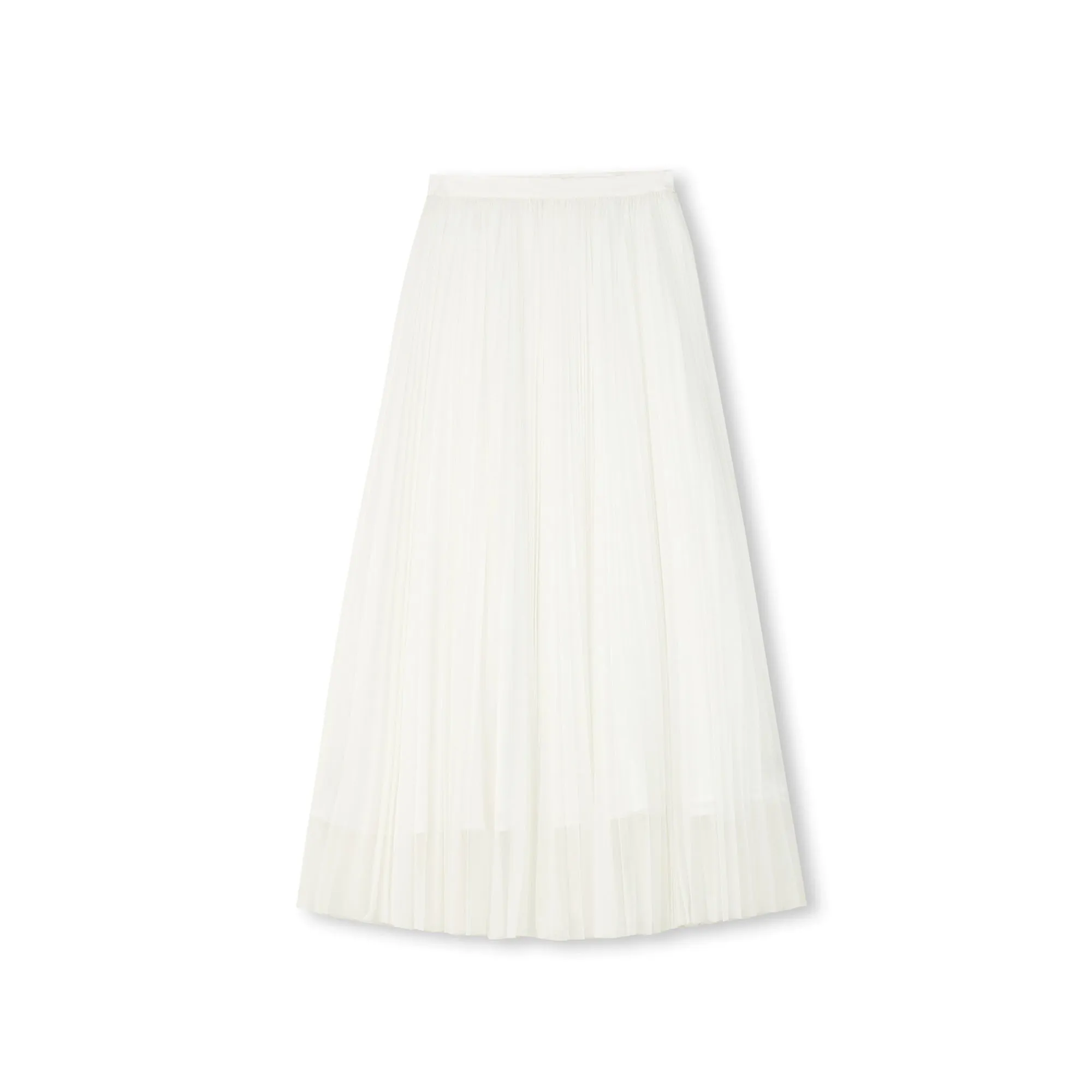 Flowing Pleated Maxi Skirt