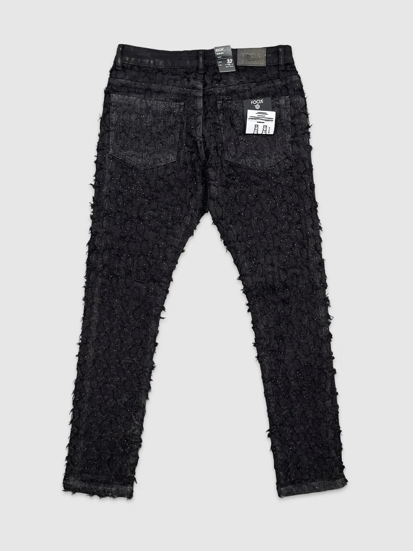 FOC-5248SF-All Over Stone Slim Fit Jeans