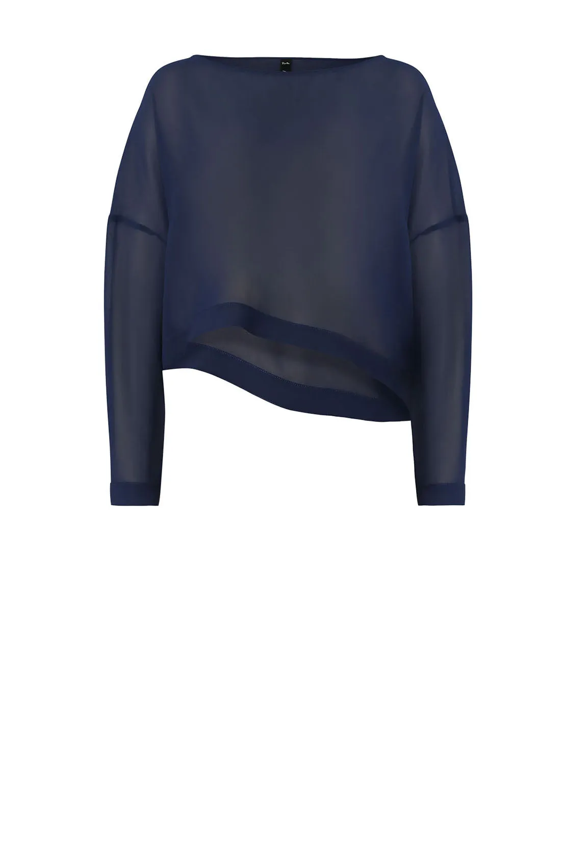 follow long sleeve crop / saphire blue