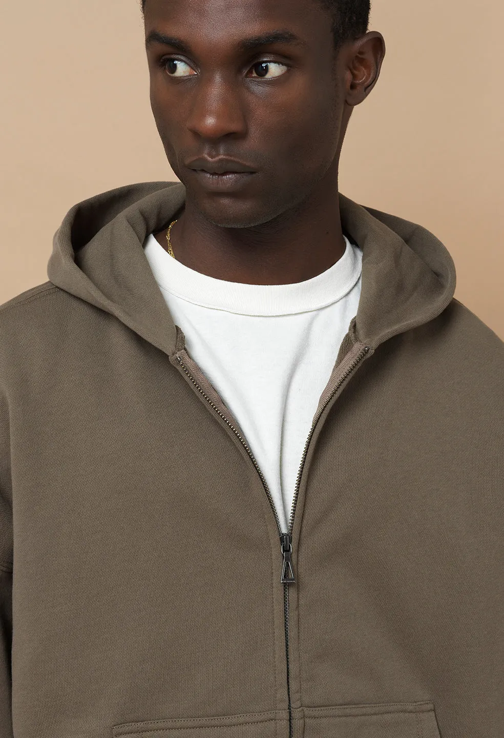 Frances Full Zip / Mocha